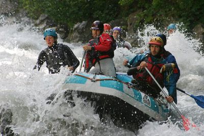 Rafting on the River Aude